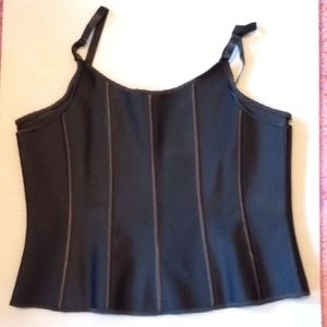 Black Overbust Corset with Straps